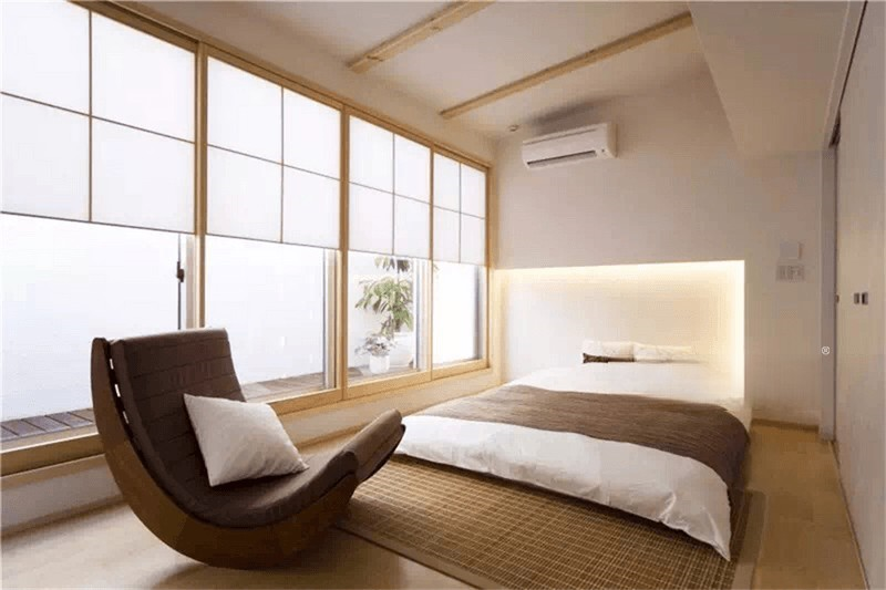 上海金兰雅墅350平日式风格住宅卧室装修效果图
