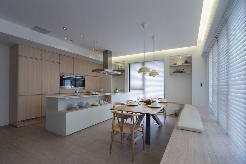 上海上海象屿虹桥125平现代简约风格住宅厨房装修效果图