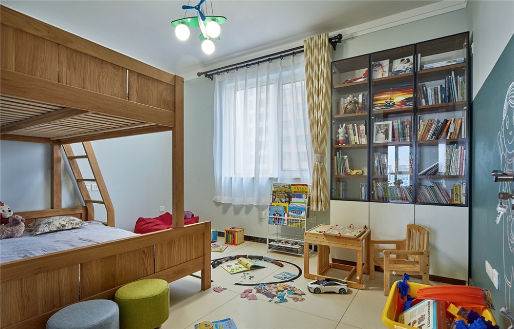 静安区和田小区78北欧两室户儿童房装修效果图