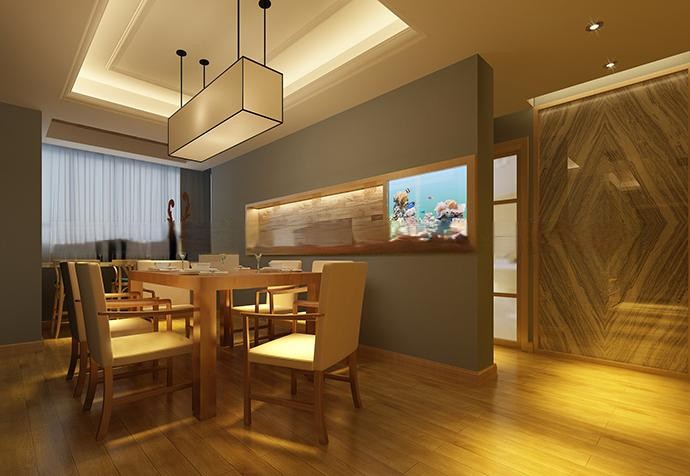 尚东国际名园107平新中式风格公寓装修效果图