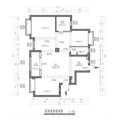 上海創(chuàng)融·嘉天地155平三居室戶型圖