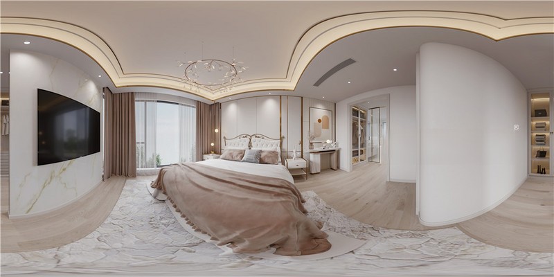 上海上海佘山玺樾220平现代简约风格三居室客厅装修效果图