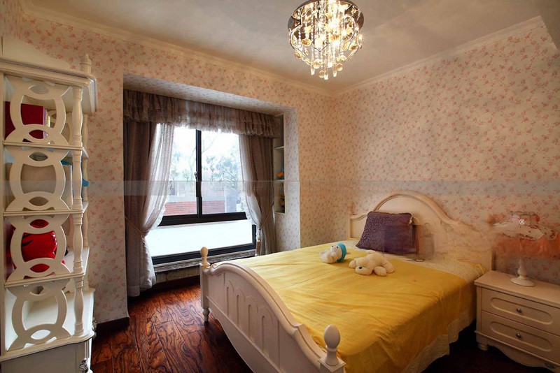 上海天泽苑130平欧式风格三室二厅二卫一厨儿童房装修效果图