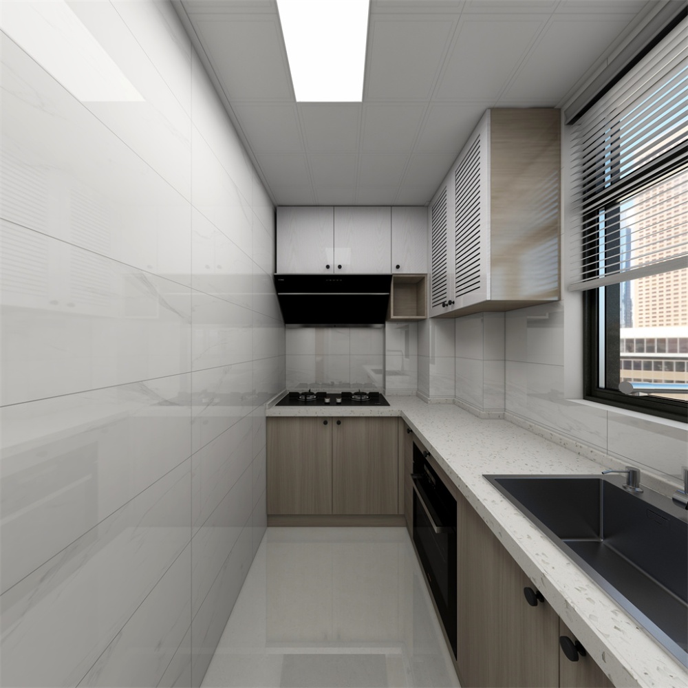 浦东永泰路106现代轻奢两室一厅厨房装修效果图