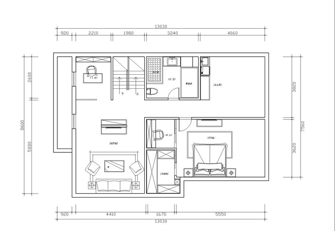 嘉定区德绍豪斯270平欧式风格公寓装修效果图