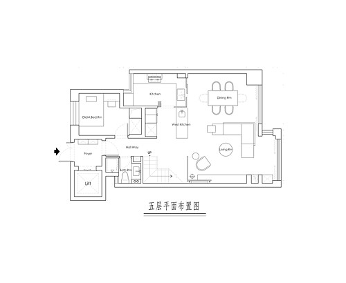 上海上海绿地天呈130平三居室户型图