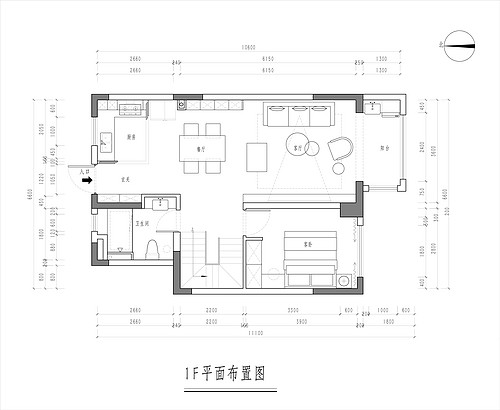 上海海珀佘山117平三居室户型图