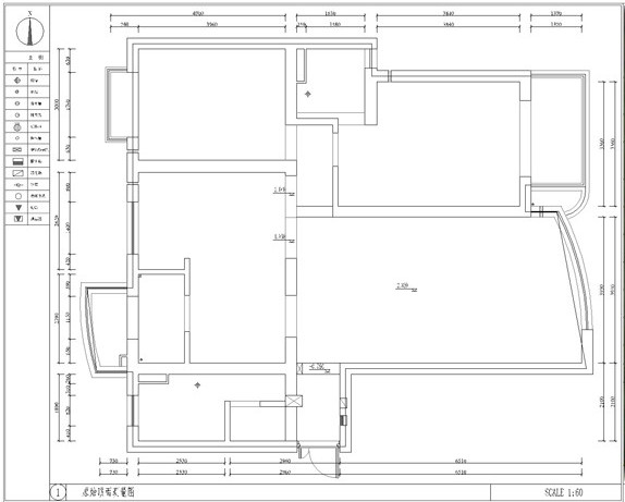 虹口区SVA世博花园114平简约风格公寓装修效果图