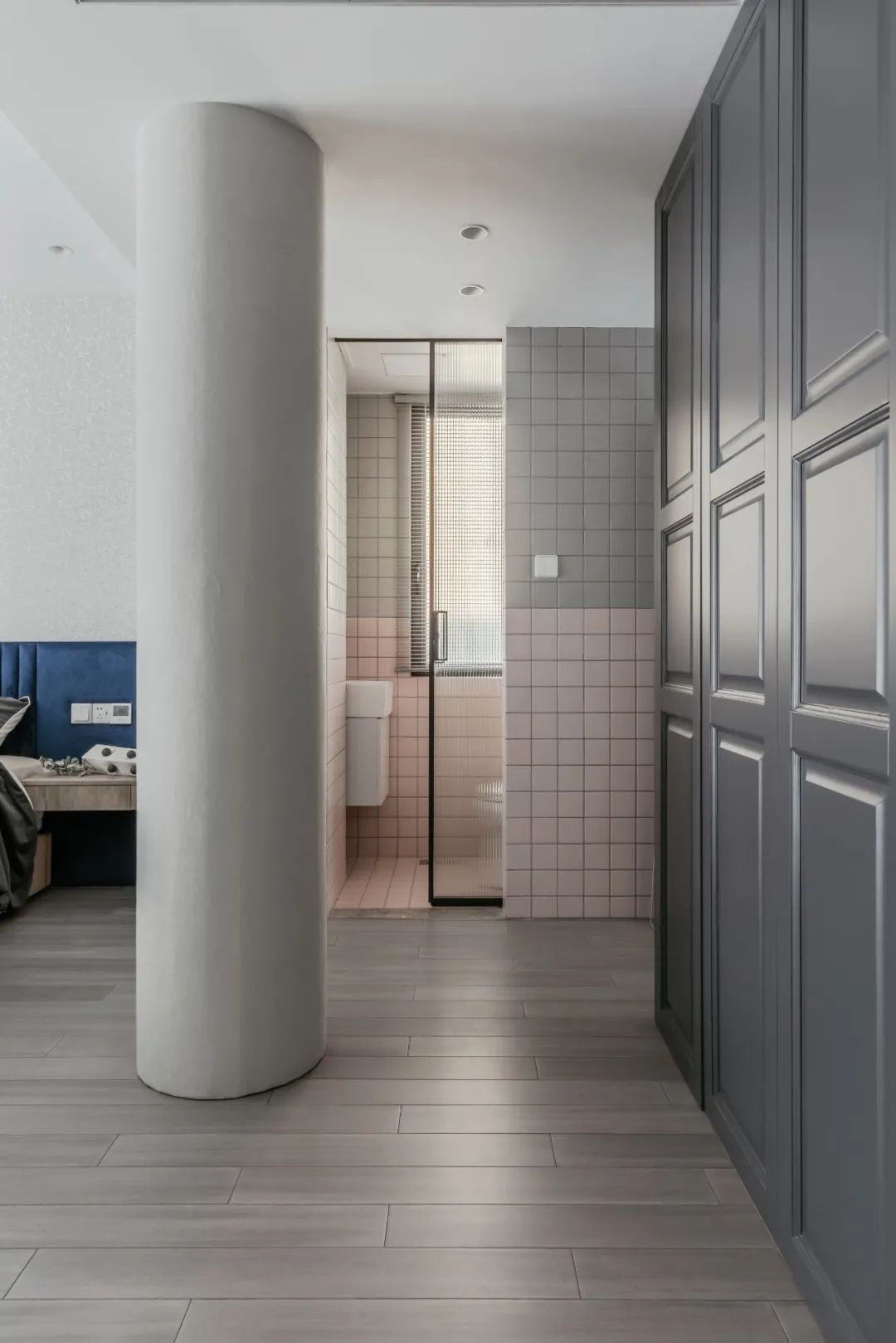 金山区78平现代简约风格两室一厅装修效果图