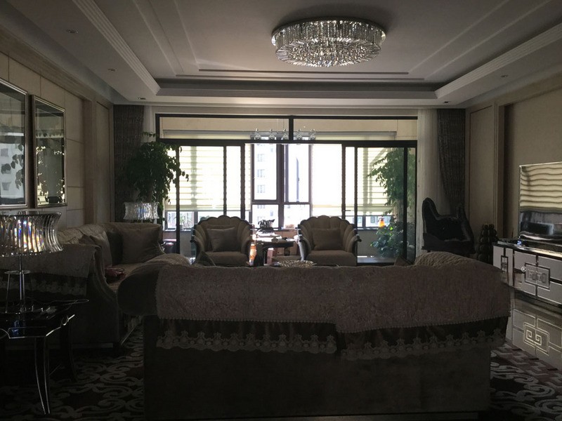 上海上海九里346平欧式风格别墅客厅装修效果图