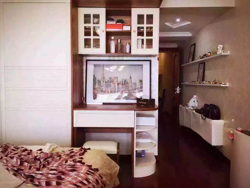 上海智慧天地70平现代简约风格住宅卧室装修效果图