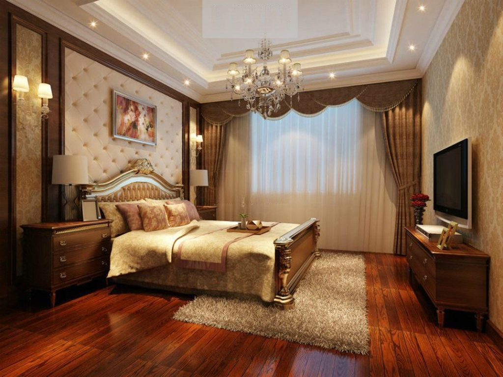 杨浦区256平欧式风格大平层卧室装修效果图