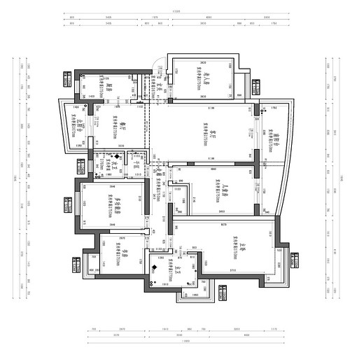 上海上海合生江湾国际公寓190平四居室户型图