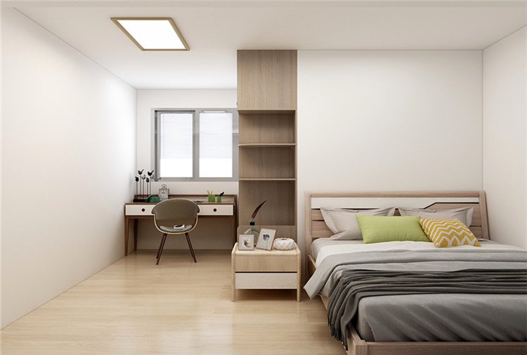 杨浦区台益公寓80平北欧风格二居室装修效果图