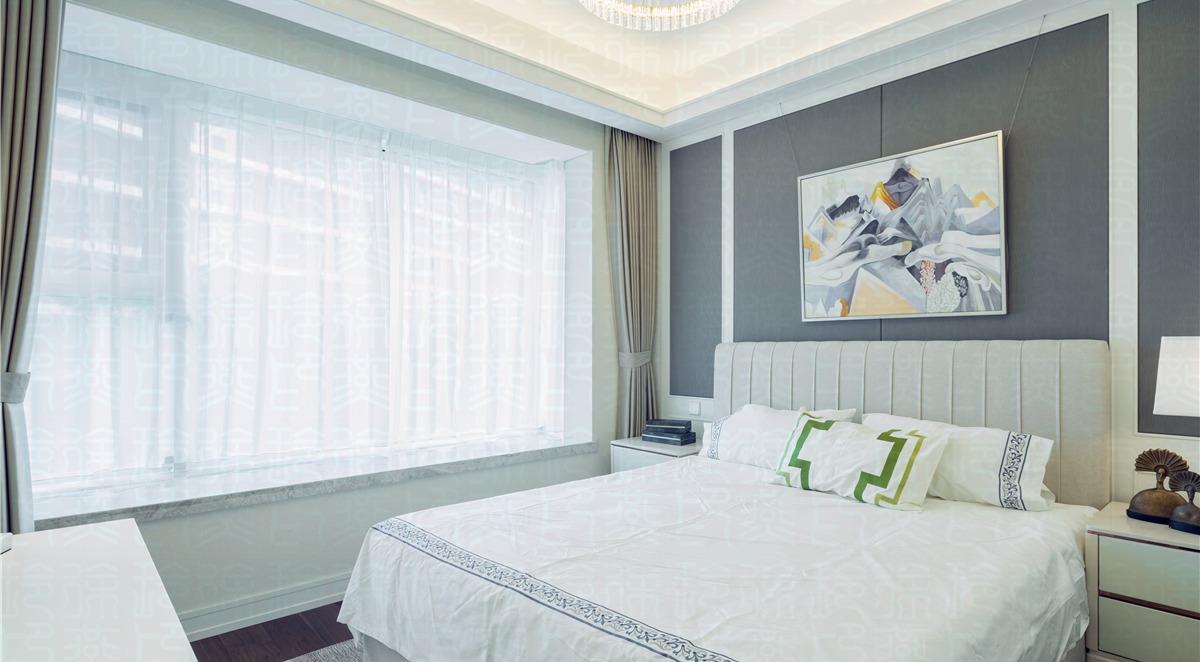 浦东新区晶耀名邸162平现代简约风格公寓装修效果图