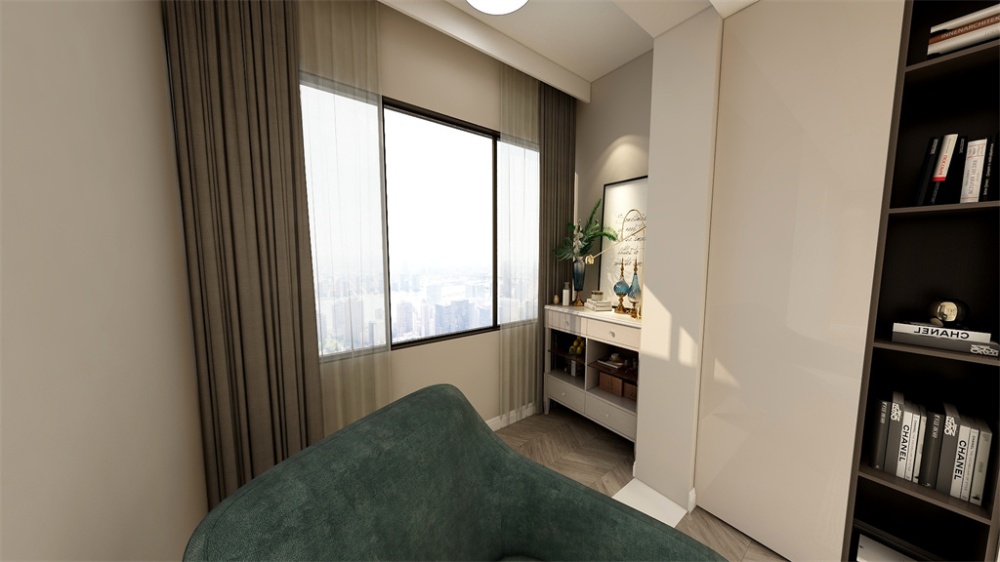 黄浦区新中苑130现代轻奢三室两厅卧室装修效果图