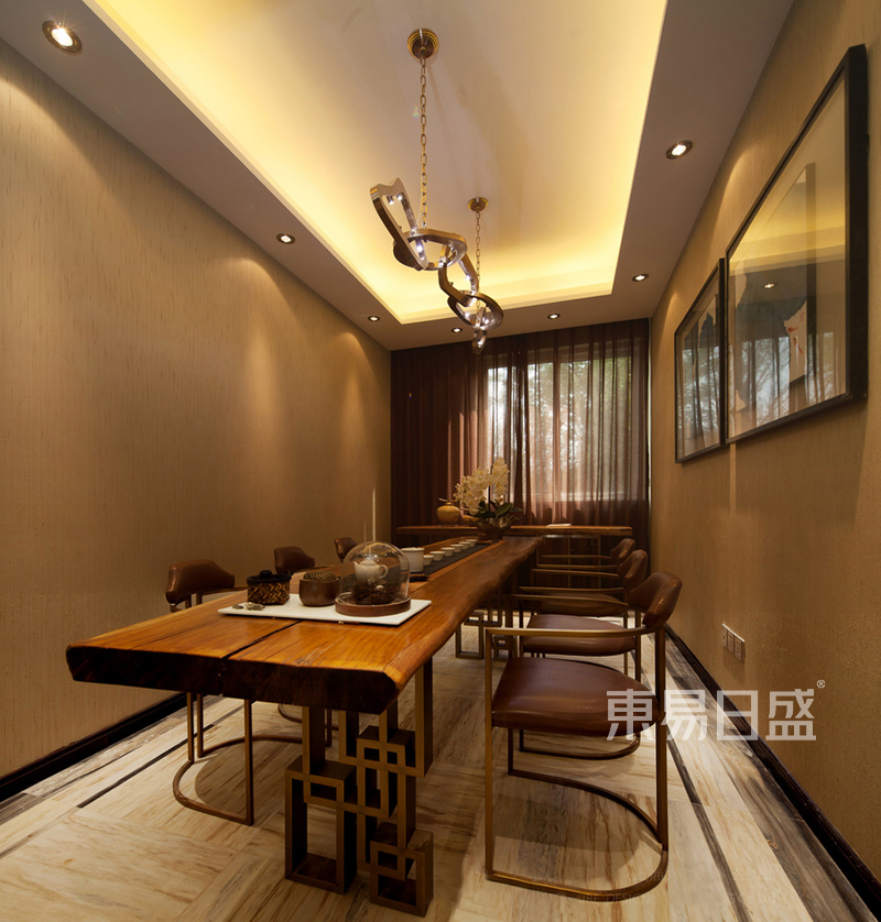 上海未知158平现代简约风格住宅餐厅装修效果图