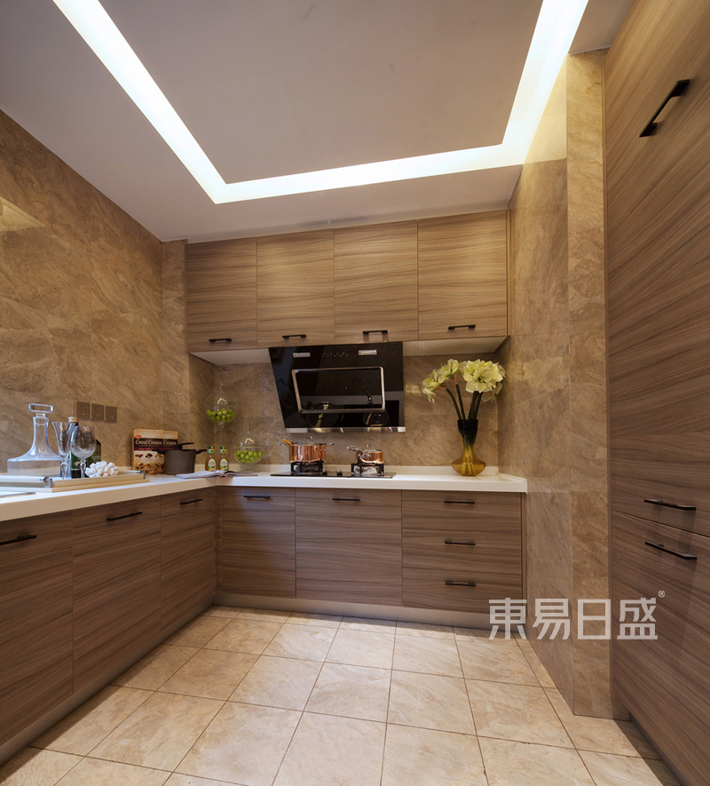 上海未知158平现代简约风格住宅厨房装修效果图