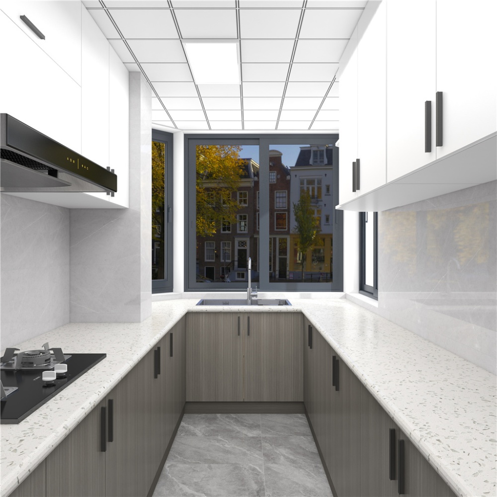 闵行区航东路130现代轻奢三室一厅厨房装修效果图