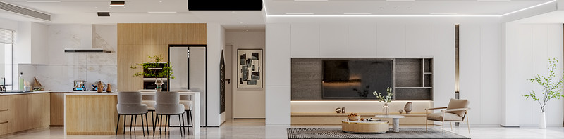 上海汤臣高尔夫111平现代简约风格住宅客厅装修效果图
