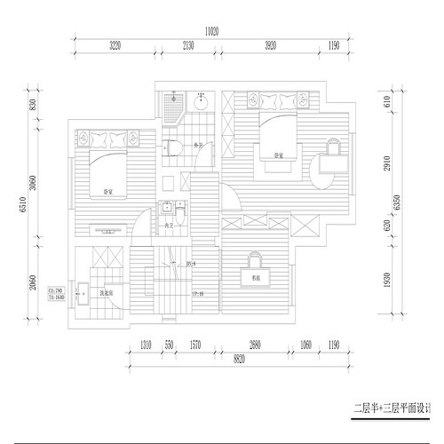 上海丽水华庭330平别墅户型图