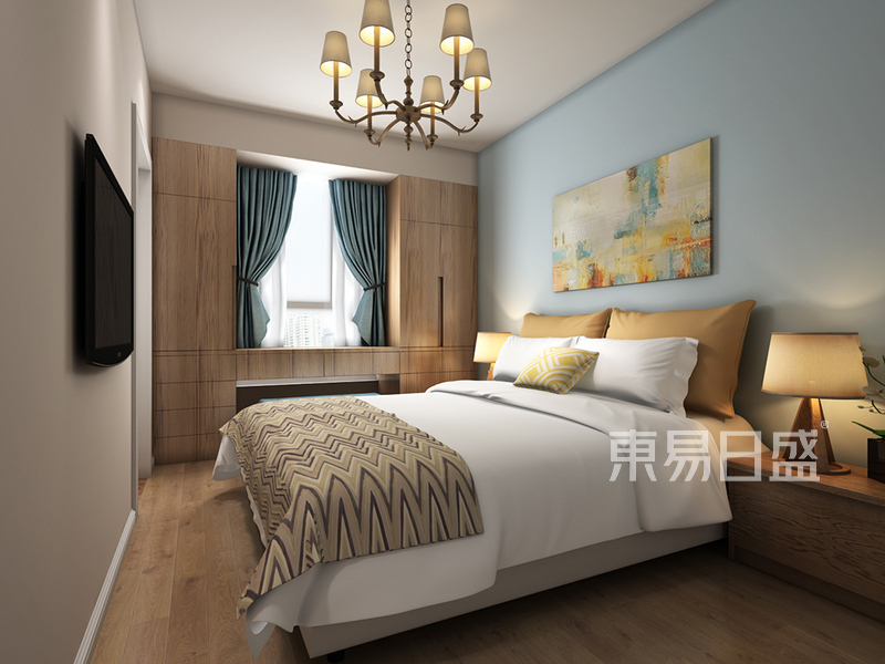 上海金融家144平现代简约风格四居室卧室装修效果图