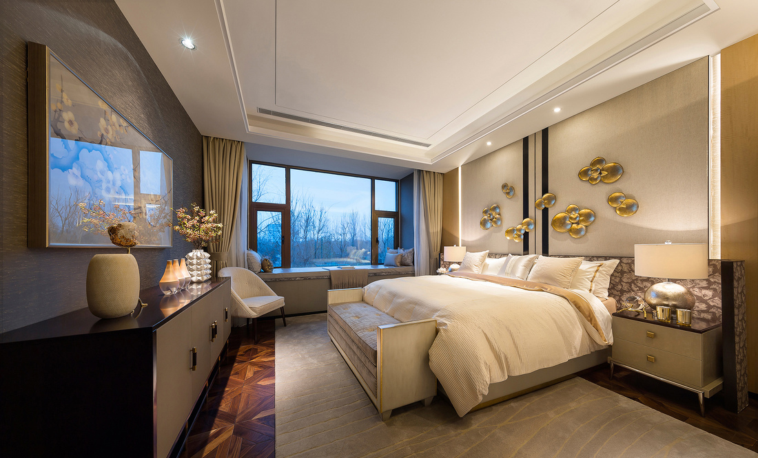 闵行区上海康城98平现代简约风格两室一厅装修效果图