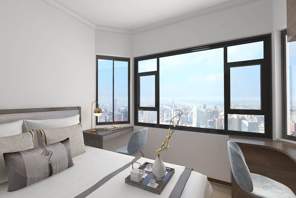 浦东金杨公寓80平现代简约风格二房装修效果图