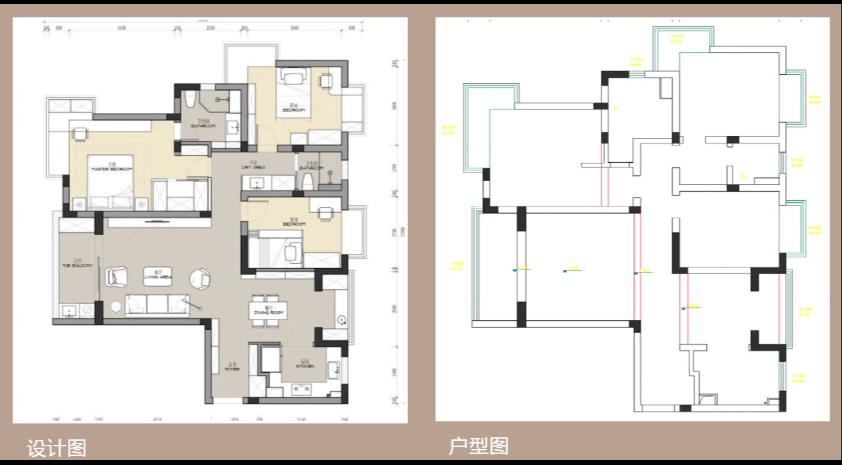 浦东新区万科新里程140平现代简约风格三室两厅装修效果图