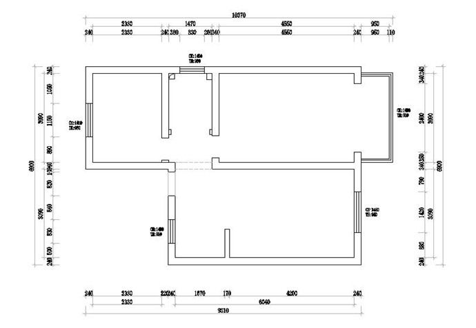 浦东新区崂山二村64平欧式风格公寓装修效果图