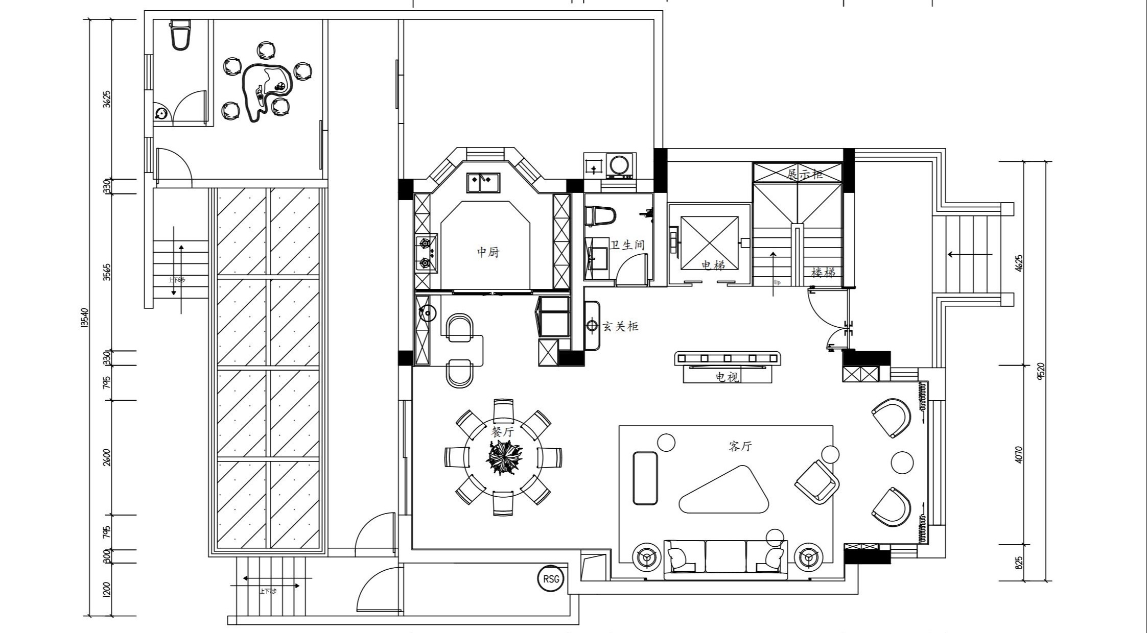 浦东新区西郊一品300平现代简约风格别墅装修效果图