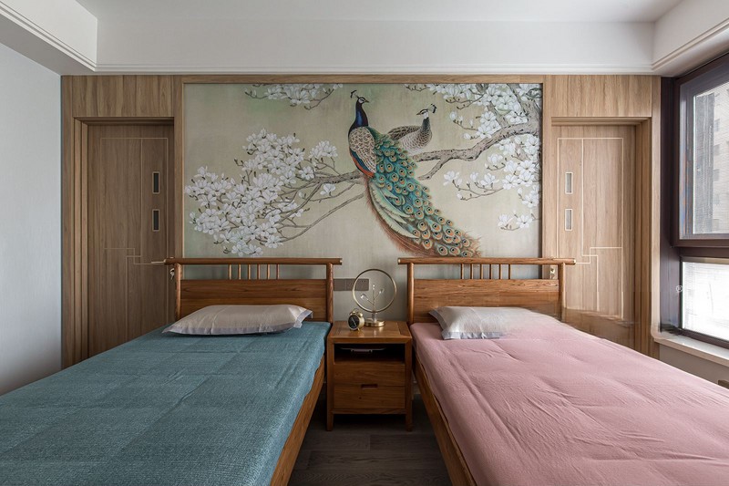 上海上海老西门新苑100平现代简约风格二居室卧室装修效果图