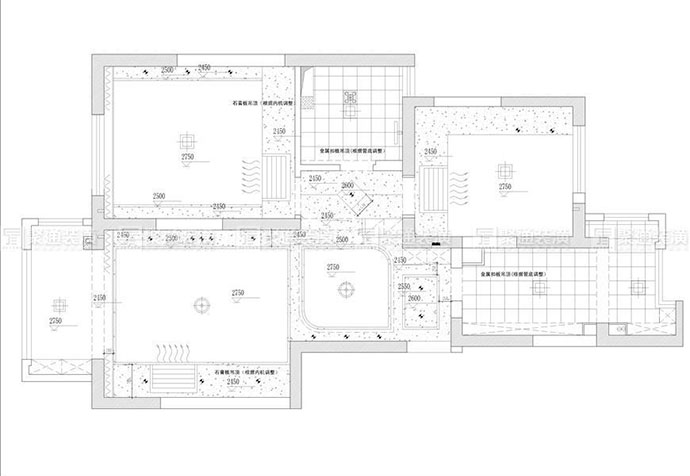 浦东新区绿地崴廉公寓86平现代风格公寓装修效果图