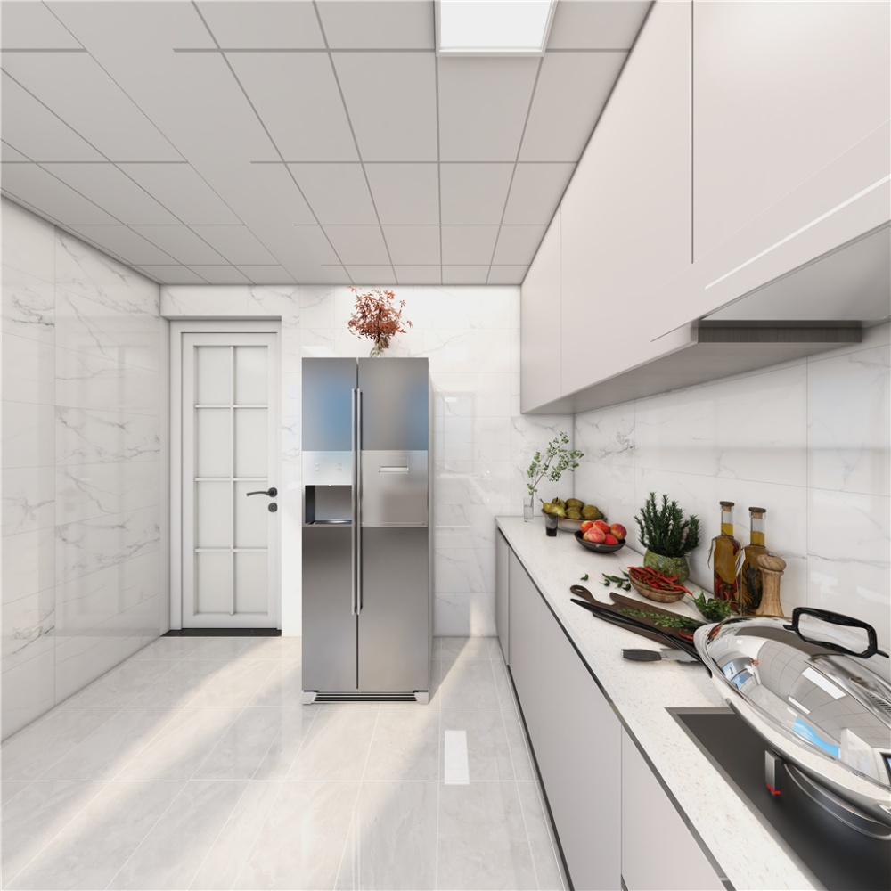 普陀区武威东路93现代简约两室一厅厨房装修效果图