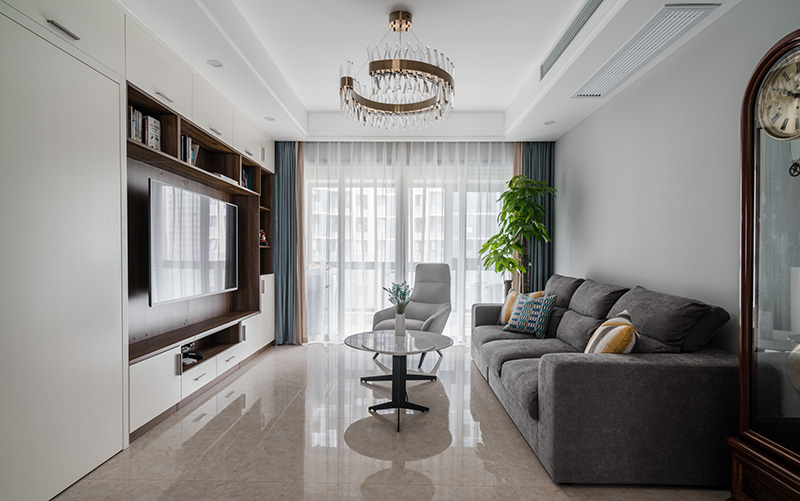 浦东新区尚海郦景138平欧式风格公寓装修效果图
