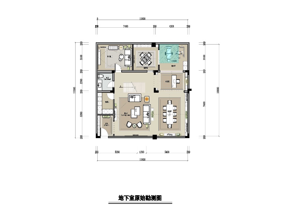 完整422平新中式风格独栋别墅装修效果图