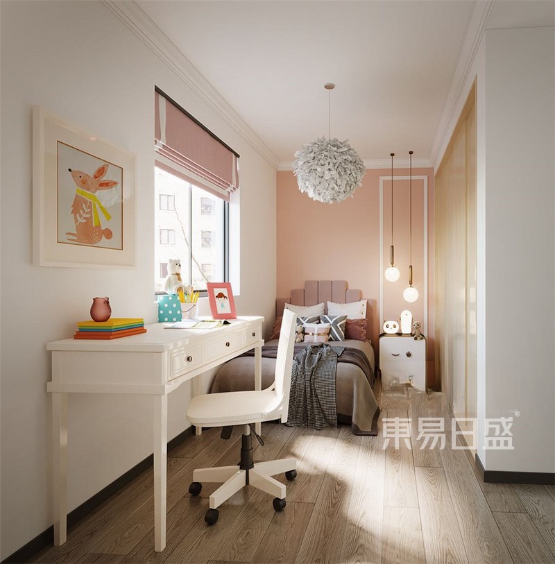 上海海波花苑65平现代简约风格二居室装修效果图