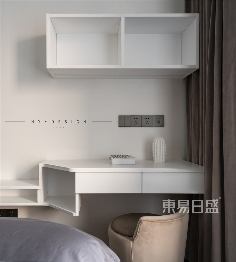 上海上海五坊园192平现代简约风格四居室卧室装修效果图