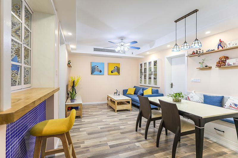 浦东新区新德公寓70平米平地中海风格两室户装修效果图