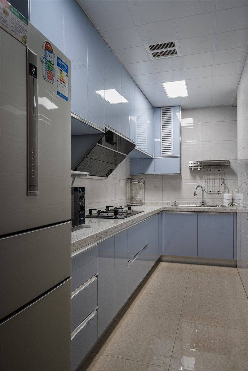 虹口区永巍公寓100平米平中式风格两室户装修效果图